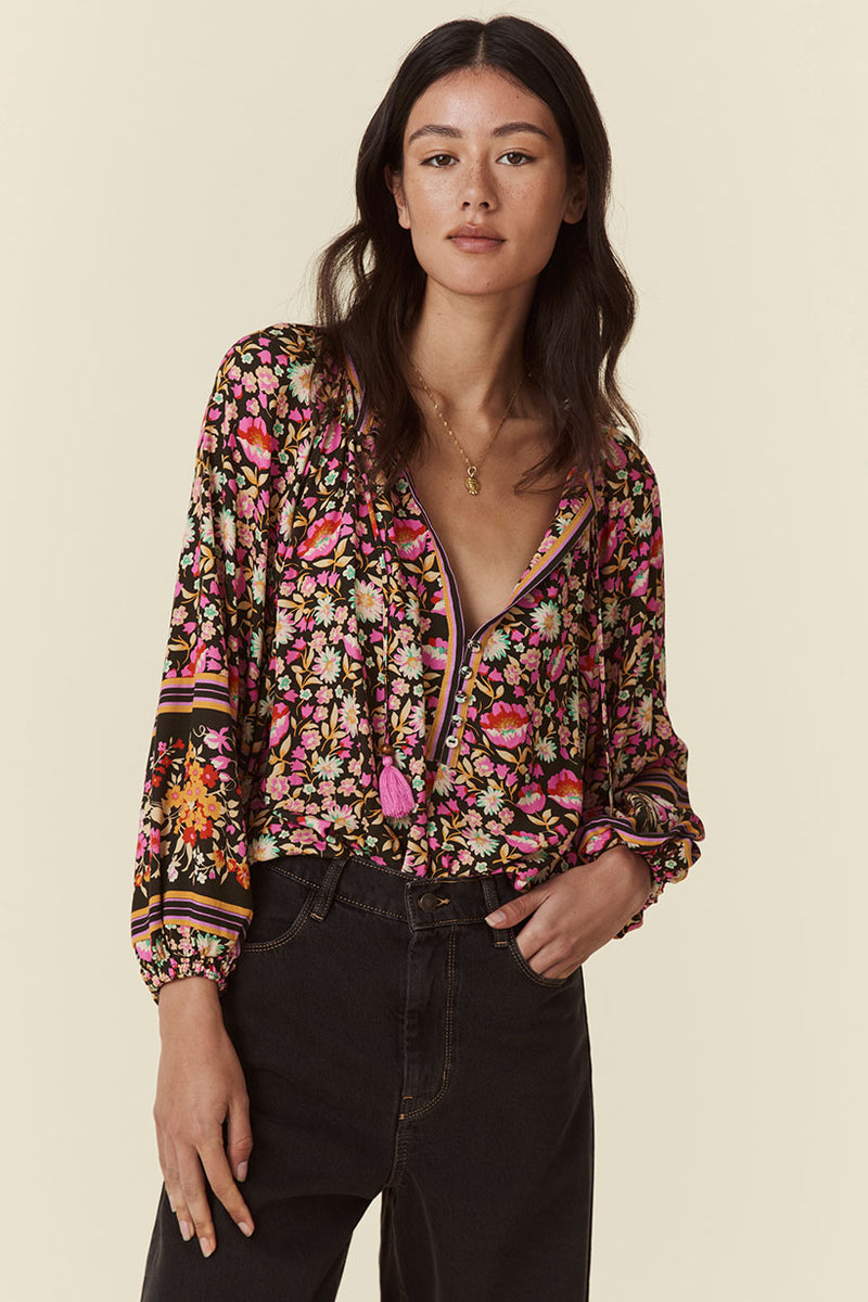 Impala Lily Tie Blouse – Rococo